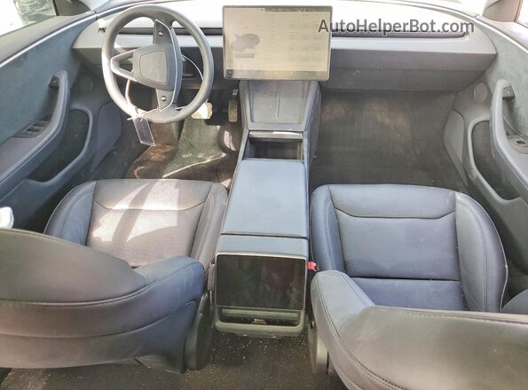 5YJ3E1EB5RF816005 2024 TESLA MODEL Charcoal წინა პანელის ხედი
