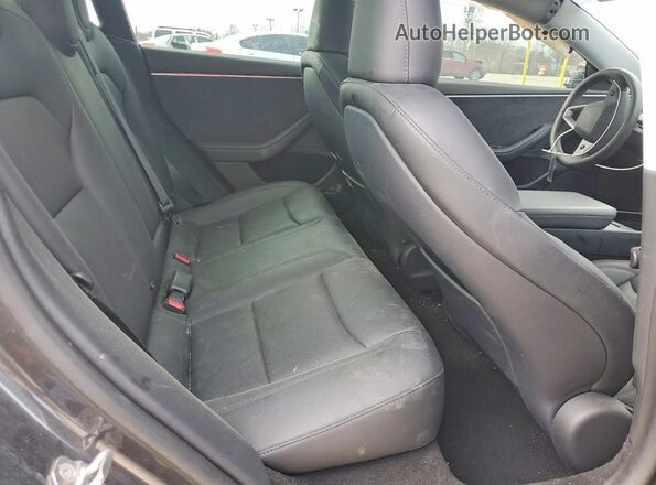 5YJ3E1EB5RF816005 2024 TESLA MODEL Charcoal უკანა სავარძლების ხედი
