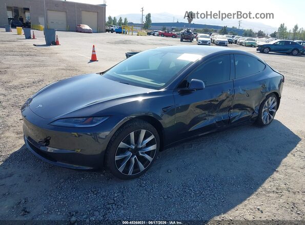 5YJ3E1EB5SF928311 2025 TESLA MODEL 3 Серый Передняя левая четверть