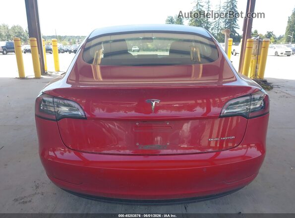 5YJ3E1EB6JF055098 2018 TESLA MODEL 3 Red 