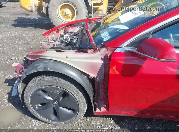5YJ3E1EB6JF133668 2018 TESLA MODEL 3 Red Front view