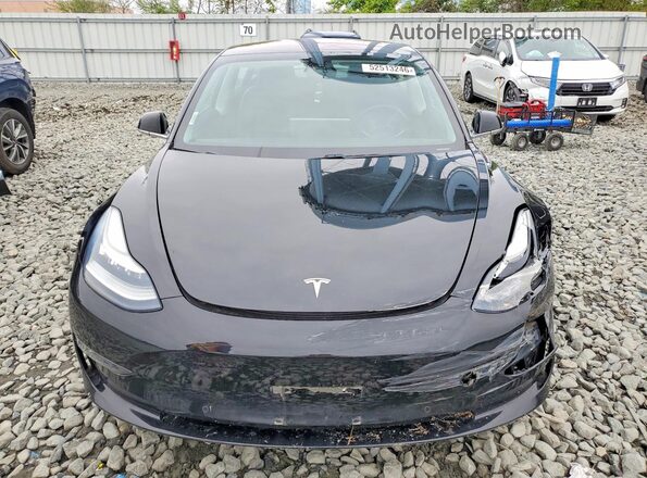 5YJ3E1EB6KF191233 2019 TESLA MODEL Black Դիմացի տեսք