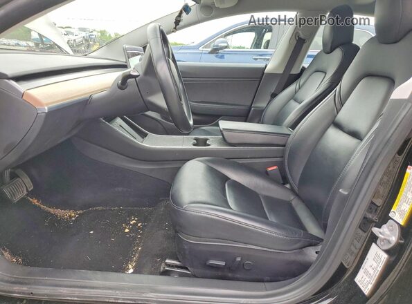 5YJ3E1EB6KF191233 2019 TESLA MODEL Black Սալոնի դիմացի տեսք