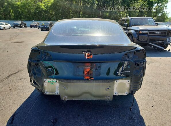 5YJ3E1EB6KF191894 2019 TESLA MODEL Black Հետևի տեսք