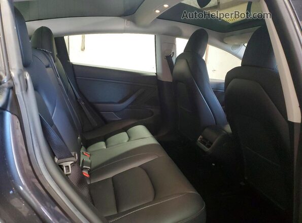 5YJ3E1EB6KF386507 2019 TESLA OTHER Угольный Вид задних сидений