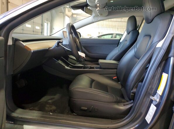 5YJ3E1EB6KF386507 2019 TESLA OTHER Угольный Вид салона спереди