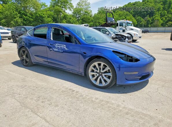 5YJ3E1EB6LF620503 2020 TESLA MODEL Blue 