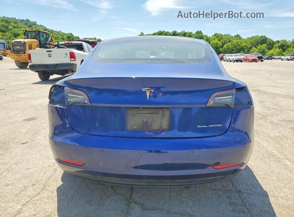 5YJ3E1EB6LF620503 2020 TESLA MODEL Blue 