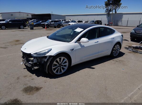 5YJ3E1EB6LF621344 2020 TESLA MODEL 3 White Przód lewy