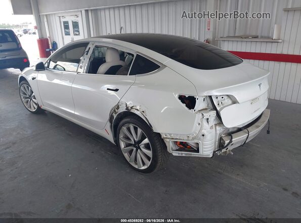 5YJ3E1EB6LF628777 2020 TESLA MODEL 3 White Trasero izquierdo
