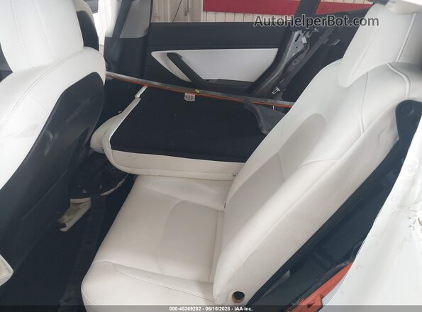 5YJ3E1EB6LF628777 2020 TESLA MODEL 3 White Vista de la etiqueta del VIN