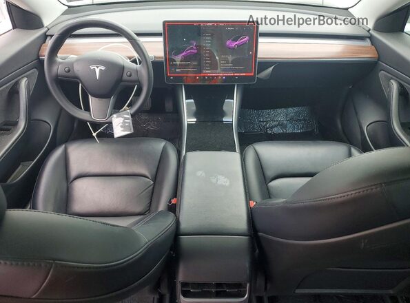 5YJ3E1EB6LF651220 2020 TESLA MODEL Белый Вид панели приборов