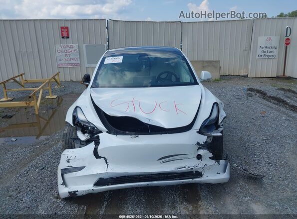 5YJ3E1EB6LF719855 2020 TESLA MODEL 3 White Dashboard view