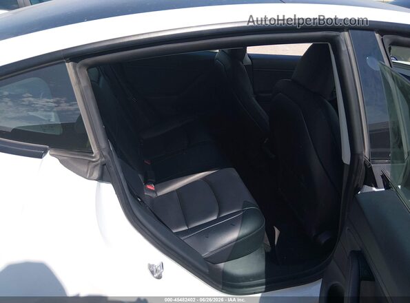 5YJ3E1EB6MF915540 2021 TESLA MODEL 3 White VIN կոդի պիտակի տեսք