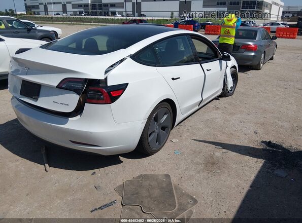 5YJ3E1EB6MF915540 2021 TESLA MODEL 3 White Հետևի աջ