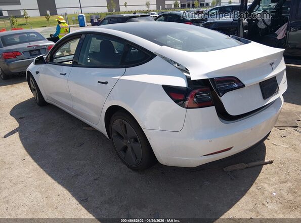 5YJ3E1EB6MF915540 2021 TESLA MODEL 3 White Հետևի ձախ