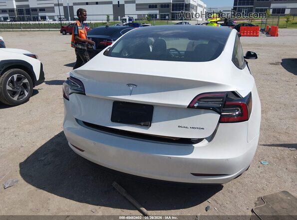 5YJ3E1EB6MF915540 2021 TESLA MODEL 3 White Սալոնի 360 աստիճան տեսք