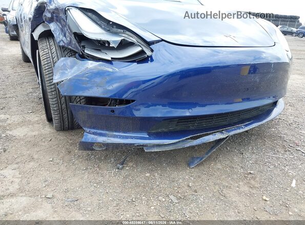 5YJ3E1EB6NF103432 2022 TESLA MODEL 3 Blue წინა ხედი