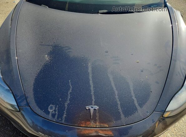 5YJ3E1EB6NF166515 2022 TESLA MODEL Gray Widok wnętrza z tyłu