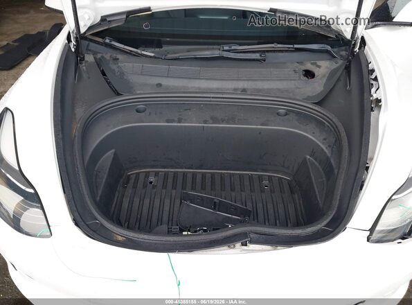 5YJ3E1EB6NF262631 2022 TESLA MODEL 3 Белый Вид сзади