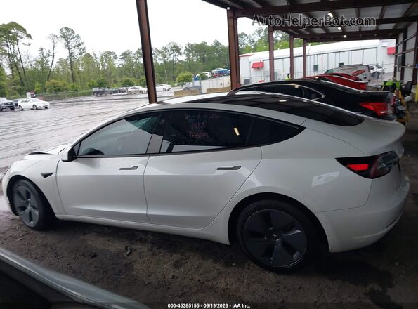 5YJ3E1EB6NF262631 2022 TESLA MODEL 3 Белый Панорамный вид салона 360°