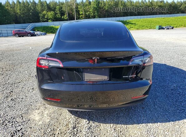 5YJ3E1EB6NF272897 2022 TESLA MODEL Черный Вид сзади