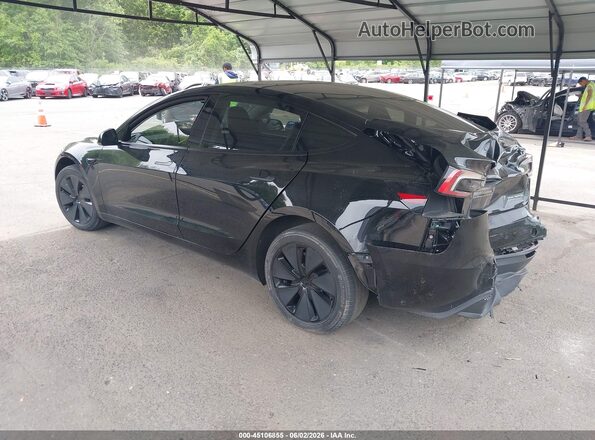 5YJ3E1EB6RF806602 2024 TESLA MODEL 3 Black Rear left