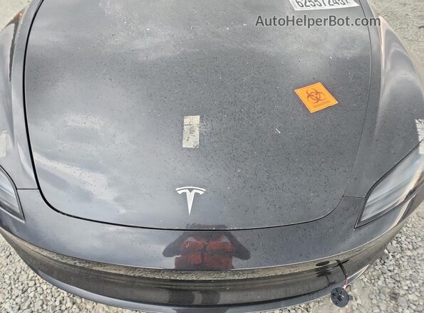 5YJ3E1EB6SF884724 2025 TESLA MODEL Gray Սալոնի հետևի տեսք