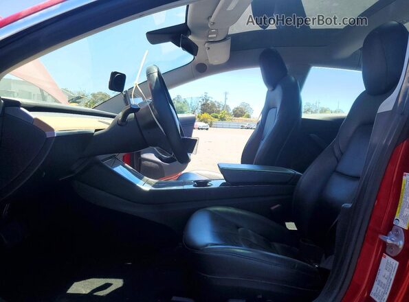 5YJ3E1EB7JF073397 2018 TESLA MODEL Красный 