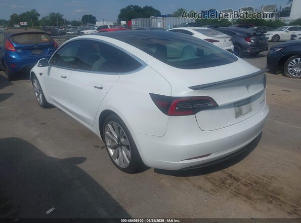 5YJ3E1EB7JF096873 2018 TESLA MODEL 3 Белый Задняя левая четверть