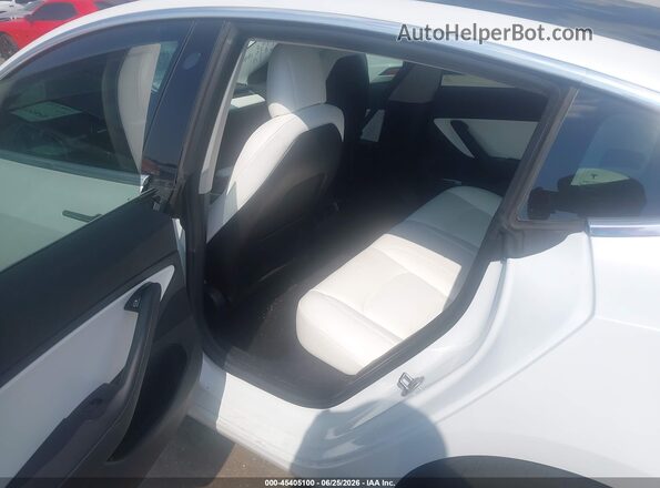 5YJ3E1EB7JF096873 2018 TESLA MODEL 3 Белый Вид наклейки с VIN-кодом