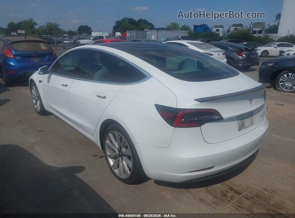 5YJ3E1EB7JF096873 2018 TESLA MODEL 3 Белый Вид задней части салона