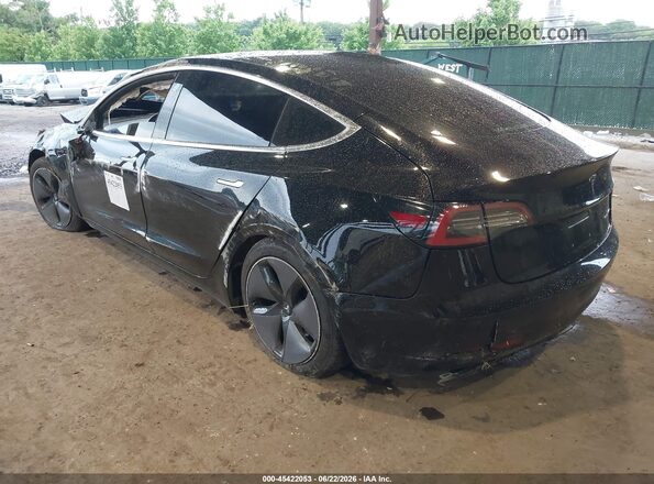 5YJ3E1EB7JF182295 2018 TESLA MODEL 3 Black Задня ліва чверть