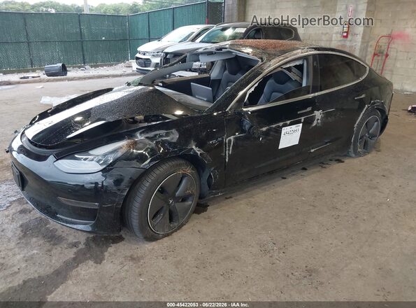 5YJ3E1EB7JF182295 2018 TESLA MODEL 3 Black Вид спереду