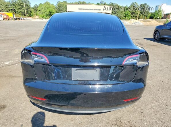 5YJ3E1EB7KF432247 2019 TESLA MODEL Black Հետևի տեսք