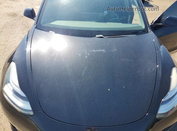 5YJ3E1EB7KF432247 2019 TESLA MODEL Black Սալոնի հետևի տեսք