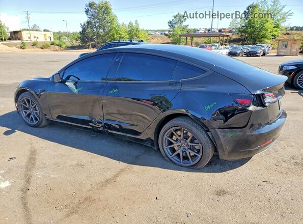 5YJ3E1EB7KF432247 2019 TESLA MODEL Black Հետևի ձախ