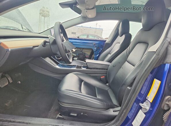 5YJ3E1EB7LF546878 2020 TESLA MODEL Blue Սալոնի դիմացի տեսք