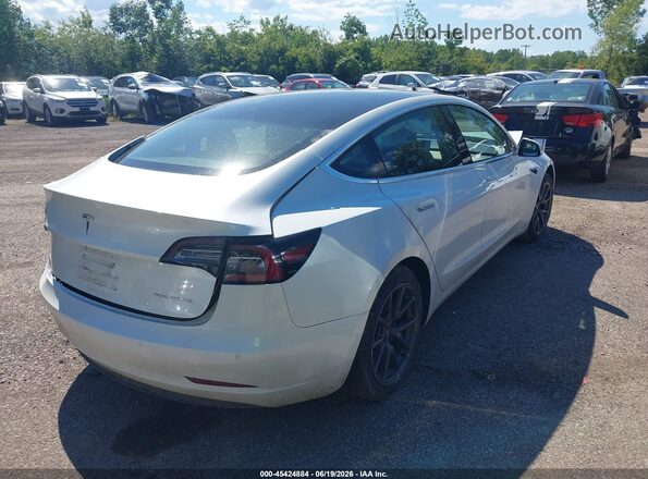 5YJ3E1EB7LF619425 2020 TESLA MODEL 3 White Задня права чверть