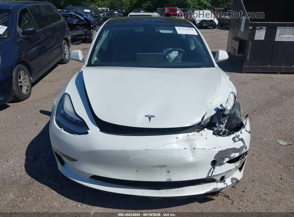 5YJ3E1EB7LF619425 2020 TESLA MODEL 3 White Вид панелі приладів