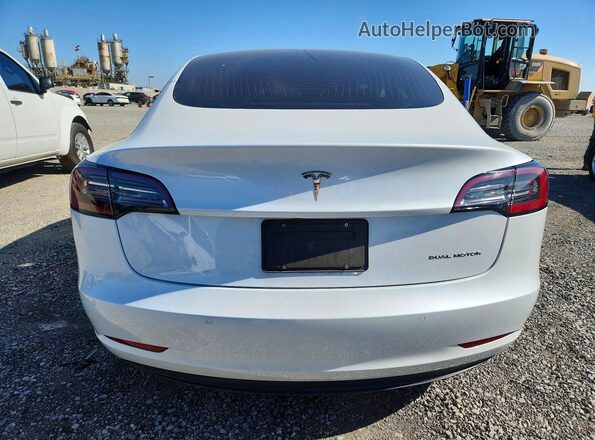5YJ3E1EB7LF667331 2020 TESLA MODEL White უკანა ხედი