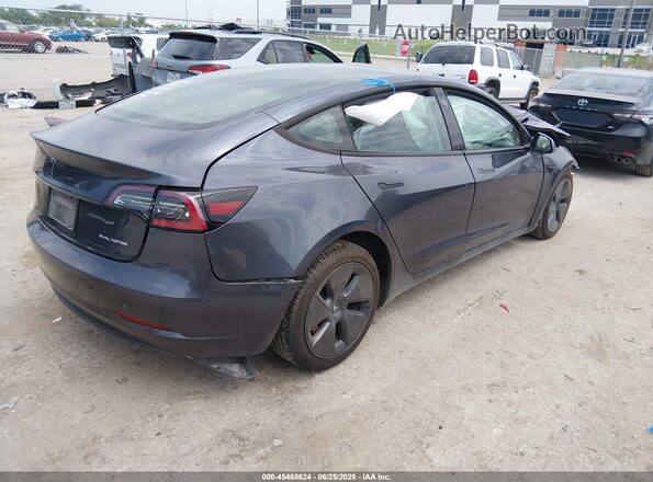 5YJ3E1EB7MF050884 2021 TESLA MODEL 3 Black უკანა მარჯვენა