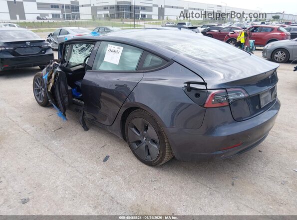5YJ3E1EB7MF050884 2021 TESLA MODEL 3 Black უკანა მარცხენა