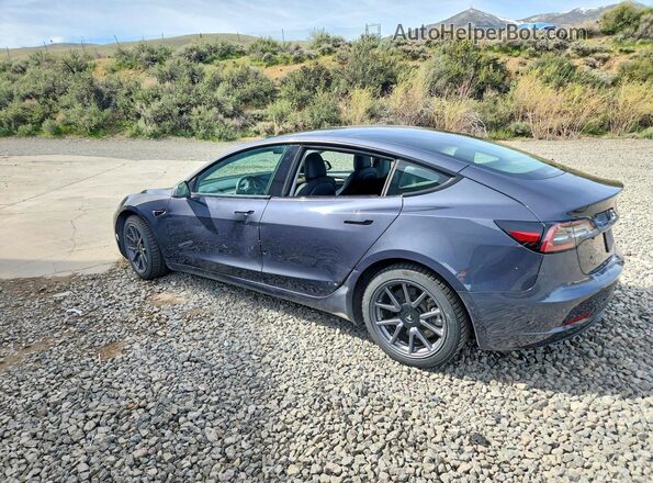 5YJ3E1EB7MF065630 2021 TESLA MODEL Угольный Задняя левая четверть