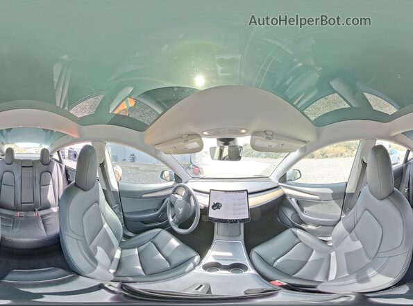 5YJ3E1EB7MF065630 2021 TESLA MODEL Угольный Панорамный вид салона 360°