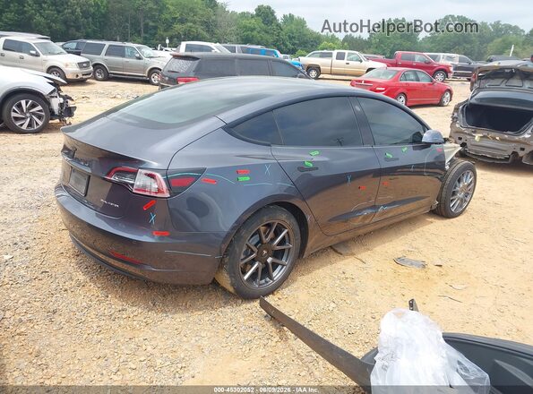 5YJ3E1EB7MF087398 2021 TESLA MODEL 3 Gray უკანა მარჯვენა