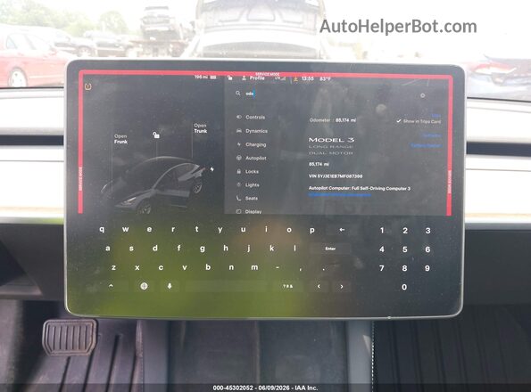 5YJ3E1EB7MF087398 2021 TESLA MODEL 3 Gray 