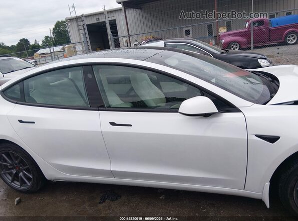 5YJ3E1EB7MF903333 2021 TESLA MODEL 3 White Вид задньої частини салону