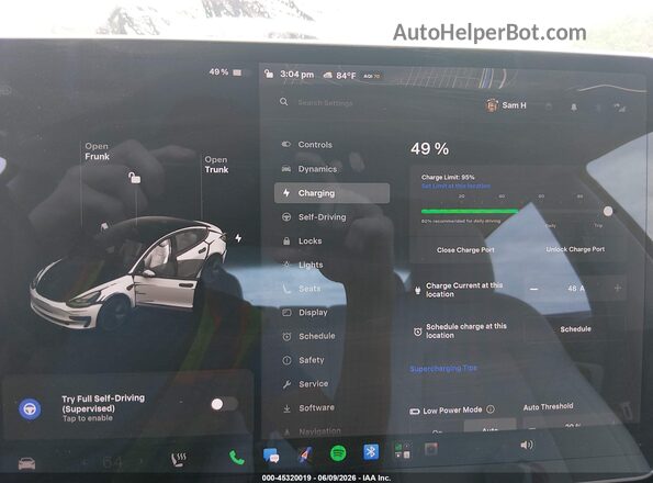 5YJ3E1EB7MF903333 2021 TESLA MODEL 3 White 