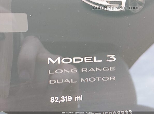 5YJ3E1EB7MF903333 2021 TESLA MODEL 3 White 